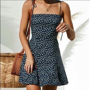 NWT Cute navy summer dress